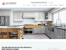 Tablet Screenshot of jk-cabinetry.com